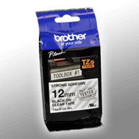 Brother P-Touch Band TZe-S131 schwarz auf transparent 12mm / 8m laminiert extra stark
