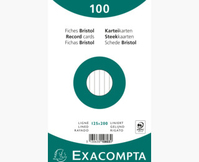 Exacompta 10803X indexkaart Wit