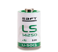 Saft LS14250 pile domestique Batterie à usage unique 1/2AA Lithium