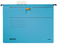 Leitz Alpha dossier suspendu A4 Carton, Métal Bleu 5 pièce(s)