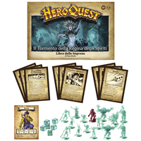 Hasbro Gaming Avalon Hill HeroQuest, pack delle imprese Il Tormento della Regina degli Spiriti, dai 14 anni in su, da 2 a 5 giocatori, richiede il Sistema di Gioco Base HeroQues...