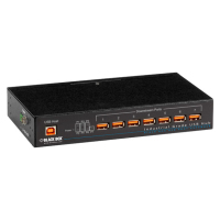 Black Box ICI207A interface hub 480 Mbit/s Zwart