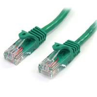 StarTech.com 45PAT3MGN kabel sieciowy Zielony 3 m Cat5e U/UTP (UTP)