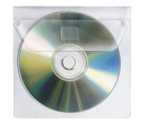 Veloflex 2259100 CD-Hülle Schutzhülle 1 Disks Transparent