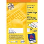 Avery Universal Labels, White 105x37mm self-adhesive label 1600 pc(s)