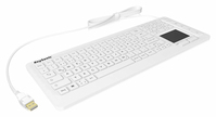 KeySonic KSK-6231INEL tastiera USB QWERTZ Tedesco Bianco