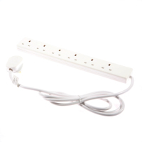 SMJ B6W2MP power extension 2 m 6 AC outlet(s) Indoor White