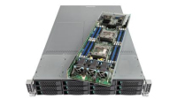 Intel MCB2208WAF5 Server-Barebone Intel® C612 LGA 2011-v3 Rack (2U) Silber