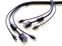 Neomounts KVM Switch cable, PS/2 câble kvm Noir 5 m