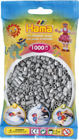 Hama Beads 207-17 Bag 1000 Beads Grey