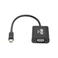 Tripp Lite P137-06N-VGAB Adaptador Convertidor Activo de Video Keyspan Mini DisplayPort a VGA, (M/H), Negro, 152 mm [6 Pulgadas]
