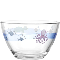 LEONARDO Bambini Aventura Snackschale 0,4 l Rund Glas Mehrfarbig, Transparent 1 Stück(e)