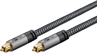Goobay 65306 audio cable 3 m TOSLINK Black, Silver