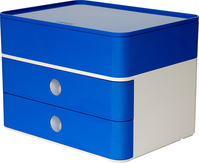 HAN 1100-14 Schubladenordnungssystem Kunststoff Blau, Weiß
