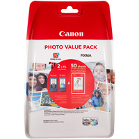 Canon 3712C004 tintapatron 2 dB Eredeti Nagy (XL) kapacitású Fekete, Cián, Magenta, Sárga