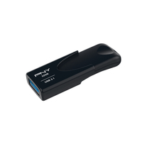 PNY Attache 4 USB flash meghajtó 32 GB USB A típus 3.2 Gen 1 (3.1 Gen 1) Fekete