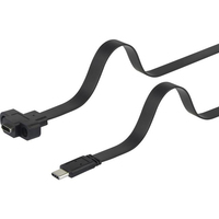 Renkforce RF-3415026 USB-kabel 0,5 m USB 3.2 Gen 2 (3.1 Gen 2) USB C Zwart