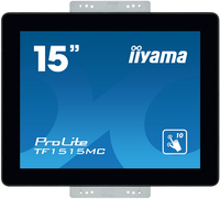 iiyama ProLite TF1515MC-B2 számítógép monitor 38,1 cm (15") 1024 x 768 pixelek XGA LED Érintőképernyő Fekete