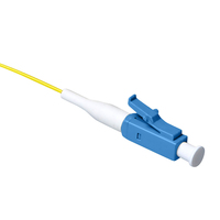 ACT RL9996 Glasvezel kabel 2 m LC Pigtail OS2 Geel