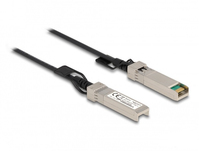 DeLOCK 84217 InfiniBand/fibre optic cable 1 m SFP+ Schwarz, Silber