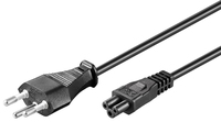 Microconnect PE160818 kabel zasilające Czarny 1,8 m Wtyczka zasilająca typu J C5 panel