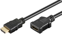 Goobay 61309 HDMI-Kabel 2 m HDMI Typ A (Standard) Schwarz