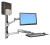 Ergotron 45-358-026 monitor mount / stand 106.7 cm (42") Silver Wall