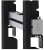 SMS Smart Media Solutions PW010003 signage display mount 177.8 cm (70") Aluminium, Black
