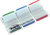 3M 686L-GBR note paper Rectangle Blue, Green, Red 22 sheets Self-adhesive