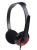 Gembird MHS-002 hoofdtelefoon/headset Bedraad Hoofdband Oproepen/muziek Zwart, Rood