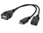 Gembird A-OTG-AFBM-04 USB cable 0.15 m Micro-USB B USB A Black