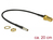 DeLOCK 89912 coaxial cable RG-174 0.2 m TS-9 SMA Black