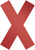 Durable 104903 zelfklevende letter/cijfer Rood Symbol