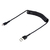 StarTech.com 50cm USB auf Lightning Kabel, Spiralkabel, MFi zertifiziert, Schnellladekabel für iPhone/iPad, Schwarz, robuster TPE Mantel mit Aramidfaser, USB 2.0 Kabel, Laden un...