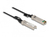 DeLOCK 84217 InfiniBand/fibre optic cable 1 m SFP+ Schwarz, Silber
