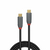 Lindy 36903 USB Kabel USB 3.2 Gen 2 (3.1 Gen 2) 2 m USB C Schwarz