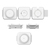 j5create Qi2 3-in-1 Magnetic Travel Wireless Charging Station