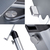 StarTech.com Telescopische Laptopstandaard, 360 Roterende Voet, Draaibare Laptophouder voor Bureau, In Hoogte Verstelbaar & Kantelbaar, Max 5kg, Aluminium