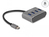 DeLOCK 63223 Schnittstellen-Hub USB 3.2 Gen 1 (3.1 Gen 1) Type-C 5000 Mbit/s Schwarz