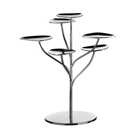 Zieher Etagere TABLE-TREE FLOWER mit 6 Miniaturtellern (ca. 9 cm x 7,5 cm) -