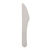 PAPSTAR 25 Messer, Papier "pure" 15,8 cm weiss Messer aus FSC® zertifiziertem