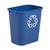 Recyclingbehälter am Arbeitsplatz Recycling-Abfallkorb, mittelgroß, 26 l, blau