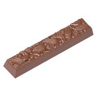 Schokoladen-Form - Müsliriegel - Länge x Breite x Höhe 27,5 x 13,5 x 2,4 cm - Polycarbonat
