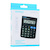 Kalkulator biurowy DONAU TECH, 8-cyfr. wyświetlacz, wym. 130x104x19 mm, czarny