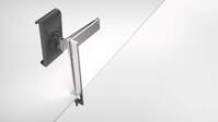 Durable Aluminium Tablet Holder iPad Bed Table Clamp | Lockable & Rotatable
