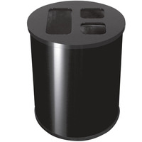 Waste Separation Recycling Bin - 40 Litre - Black