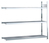 Anbauregal, Weitspannregal WS 2000 mit Stahlböden, 2000 x 2000 x 600 mm (HxBxT), verzinkt, 3 Ebenen, Fachlast 400 kg, Feldlast 1.200 kg