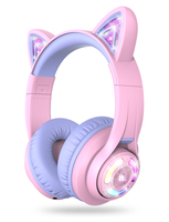 ICLEVER Headphones Kids Cat C04-2083N-06 74/85/94 dB, 45h purple