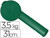 Papel Fantasia Kraft Liso Kfc -Bobina 31 cm -3,5 Kg -Color Verde