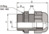 Kabelverschraubung, M16, 19 mm, Klemmbereich 3.5 bis 8 mm, IP68, silbergrau, 530